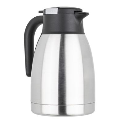 Thermoskan - 1.5L - dubbelwandig - RVS - zilver - koffie en thee - vacu?m isolatie
