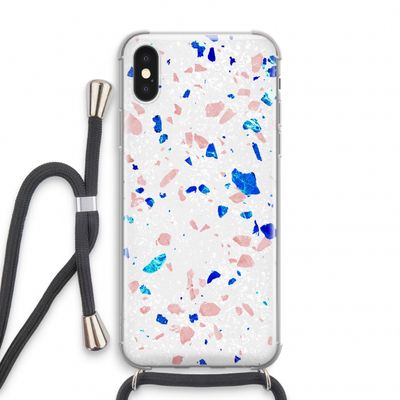 Terrazzo N°6: iPhone XS Transparant Hoesje met koord