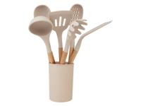 LIVARNO home 7-delige keukenhulpjesset (Beige)