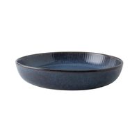Dutch Rose Sapphire bord diep 23cm blauw