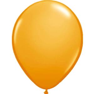 Oranje Metallic Ballonnen 30cm (100st)