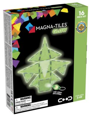 MagnaTiles glow in the dark 16 delig