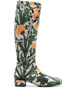 La DoubleJ bottines Edie 40 mm en jacquard - Tons neutres