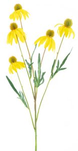 Rudbeckia spray yellow 90 cm kunstbloemen - Nova Nature