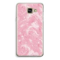 Abstract Painting Pink: Samsung Galaxy A5 (2016) Transparant Hoesje - thumbnail