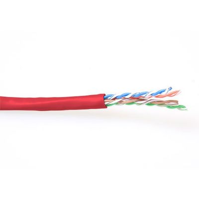ACT EP850H CAT6 U/UTP PVC Patchkabel Soepel Rood - 100 meter
