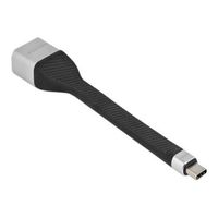 DeLOCK 86934 video kabel adapter 0,14 m USB Type-C DisplayPort Zwart, Zilver - thumbnail
