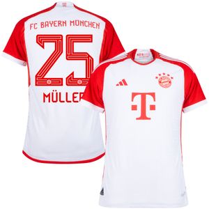 Bayern München Authentic Heat.RDY Shirt Thuis 2023-2024 + Müller 25