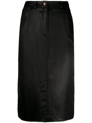 Christian Dior Pre-Owned jupe crayon à poches devant - Noir