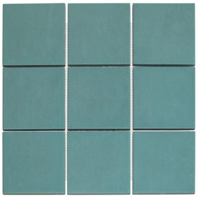 The Mosaic Factory Kasba Mozaïek Tegel Vierkant - Ocean Blue Mat Porselein 297x297 mm