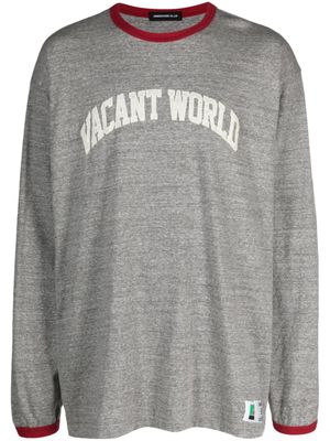 Undercover t-shirt à slogan imprimé - Gris
