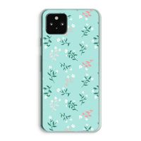 Small white flowers: Google Pixel 5a 5G Transparant Hoesje