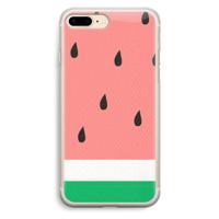 Watermeloen: iPhone 7 Plus Transparant Hoesje - thumbnail