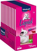 Vitakraft cat liquid snack rund & inuline Vitakraft cat liquid snack rund & inuline