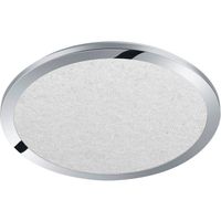 LED Plafondlamp - Plafondverlichting - Trion Cinopi - 22W - Warm Wit 3000K - Spatwaterdicht IP44 - Dimbaar - Rond - Mat