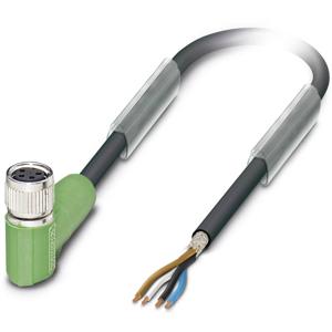 Phoenix Contact 1521986 Sensor/actuator connector, geassembleerd M12 Aantal polen (sensoren): 4 Bus, haaks 5.00 m 1 stuk(s) Piece