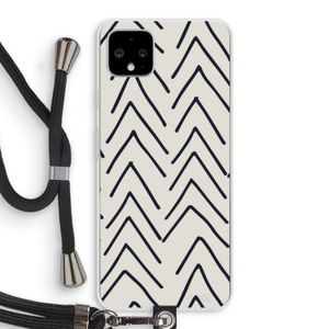 Marrakech Arrows: Pixel 4 XL Transparant Hoesje met koord