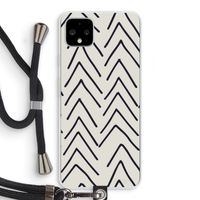 Marrakech Arrows: Pixel 4 XL Transparant Hoesje met koord
