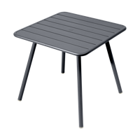 Fermob Luxembourg tuintafel vierpoot 80x80 cm Anthracite
