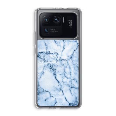 Blauw marmer: Xiaomi Mi 11 Ultra Transparant Hoesje