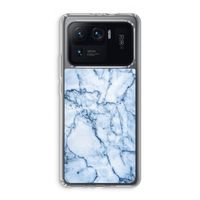 Blauw marmer: Xiaomi Mi 11 Ultra Transparant Hoesje