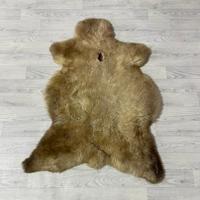 Schapenvacht bruin beige 105x80cm