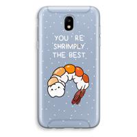 You're Shrimply The Best: Samsung Galaxy J5 (2017) Transparant Hoesje