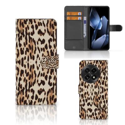 OnePlus 13 | Telefoonhoesje | Met pasjeshouder | Leopard OnePlus 13 | Telefoonhoesje | Met pasjeshouder | Leopard