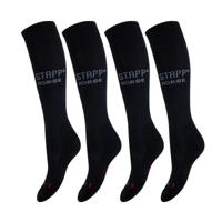 STAPP Horse Paardrijsokken Deocell 4-pack Zwart-39/42 STAPP Horse Paardrijsokken Deocell 4-pack Zwart-39/42