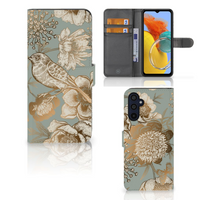 Hoesje voor Samsung Galaxy M14 Vintage Bird Flowers - thumbnail