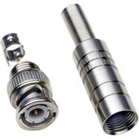 TRU COMPONENTS 1579574 BNC-connector Stekker, recht 50 Ω 1 stuk(s) - thumbnail