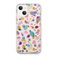 Terrazzo Memphis Pink: iPhone 13 Transparant Hoesje