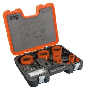 Bahco Sandflex® Bi-metalen gatzagenset | voor metaal en houtsoorten | 16 mm - 86 mm - 13-delig - 3834-SET-77