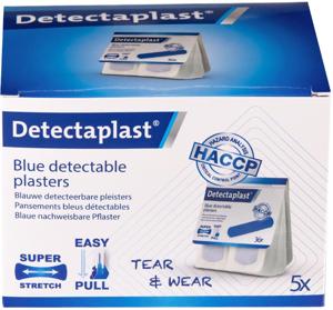 Detectaplast Tear & Wear Elastic Easy-Pull, ft 25 x 72 mm, 5 x 36 stuks