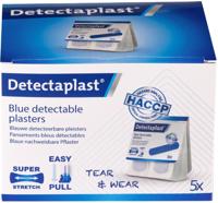 Detectaplast Tear & Wear Elastic Easy-Pull, ft 25 x 72 mm, 5 x 36 stuks