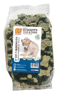 Bf Petfood Biofood 3 in 1 hondenkoekjes vlo & teek
