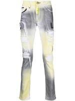 Philipp Plein jean slim à imprimé graphique - Gris - thumbnail