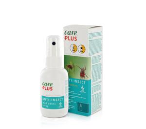 Care Plus 32620 insectenwerend middel voor de huid 60 ml Mosquito, Teek Spuitfles 6 uur