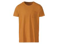 LIVERGY Heren T-shirt van zuiver katoen (XL (56/58), Oranje) - thumbnail