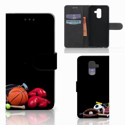 Samsung Galaxy A6 Plus 2018 | Wallet Case | met Pasjes | Sports