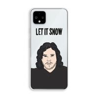 Let It Snow: Pixel 4 XL Transparant Hoesje