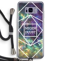 Negenduust ruimte: Samsung Galaxy S8 Plus Transparant Hoesje met koord