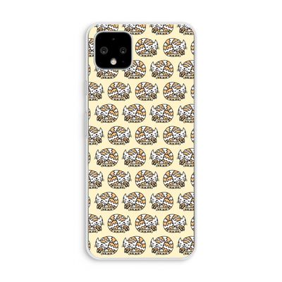 Slapende poes: Pixel 4 XL Transparant Hoesje