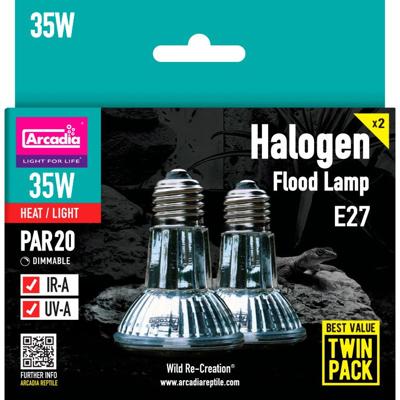 Arcadia halogen basking spot e27 100 watt - Aquadistri