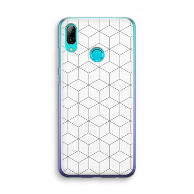 Zwart-witte kubussen: Huawei P Smart (2019) Transparant Hoesje