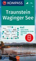 Wandelkaart 16 Traunstein - Waginger See | Kompass