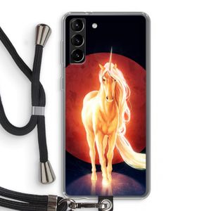 Last Unicorn: Samsung Galaxy S21 Plus Transparant Hoesje met koord