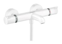Hansgrohe Ecostat badthermostaat opbouw wit mat