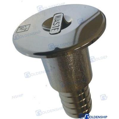 GS31104 - AFGEDEKT "AFVAL" 38MM LAT. INLAAT CHROOM