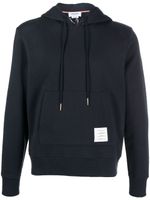 Thom Browne hoodie à patch logo - Bleu - thumbnail